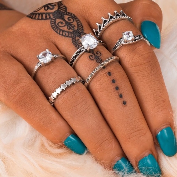Boutique Jewelry - ♛ Royal Boho Midi Rings GIFT SET